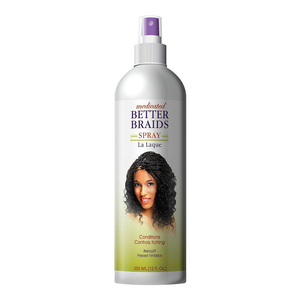 Better Braids Medicated Braid Hair Spray, 12 Oz